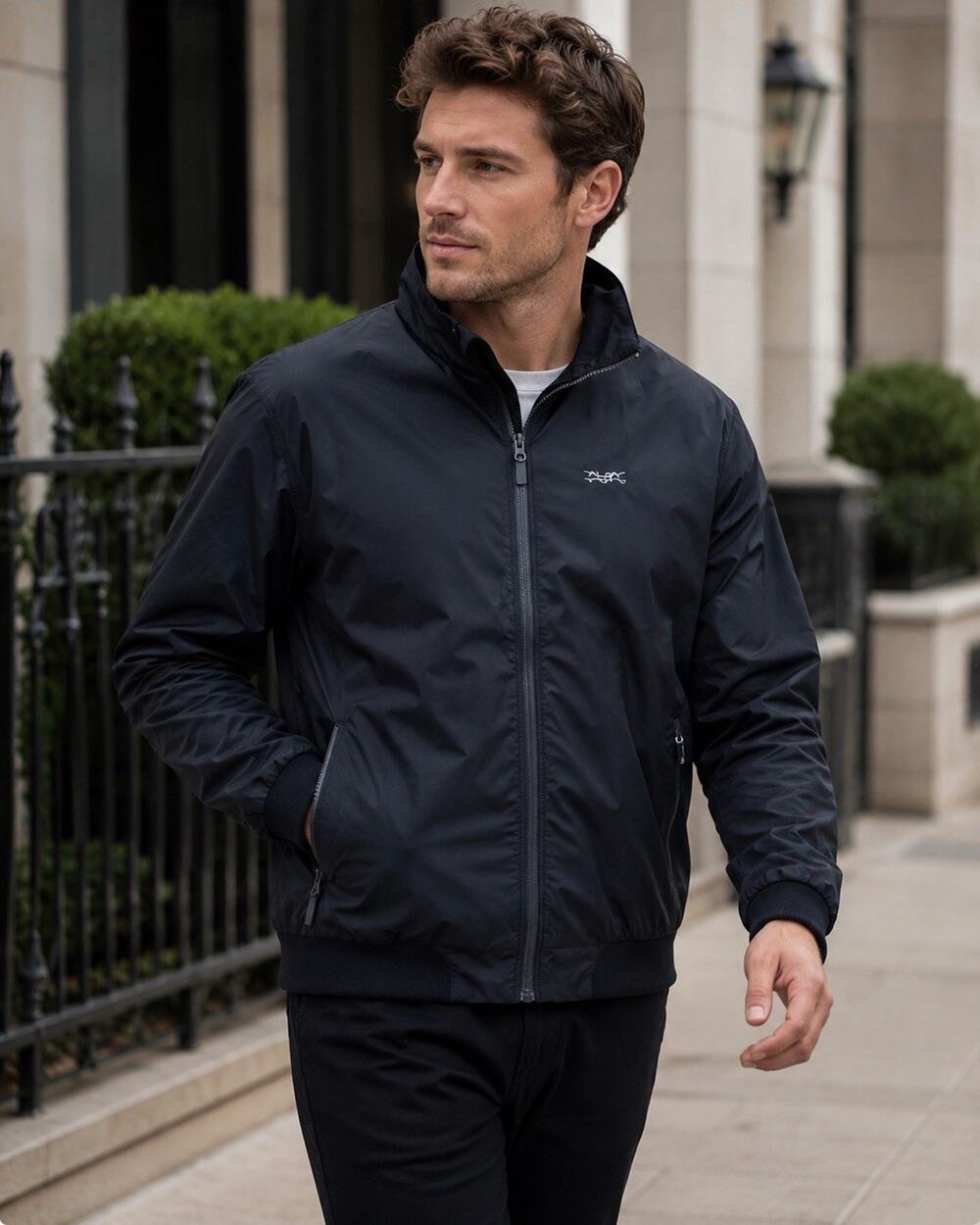 Nimbus Davenport Mens XL Black Waterproof Windproof Jacket